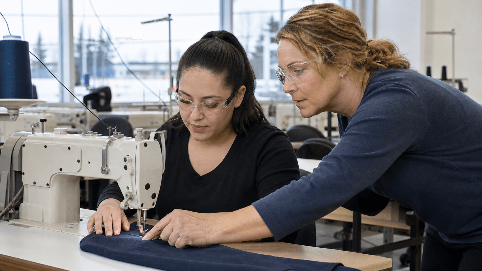 Industrial Sewing Basics training